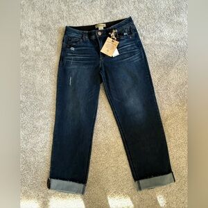 Democracy Dark Blue Denim Ab Technology Boyfriend Jeans